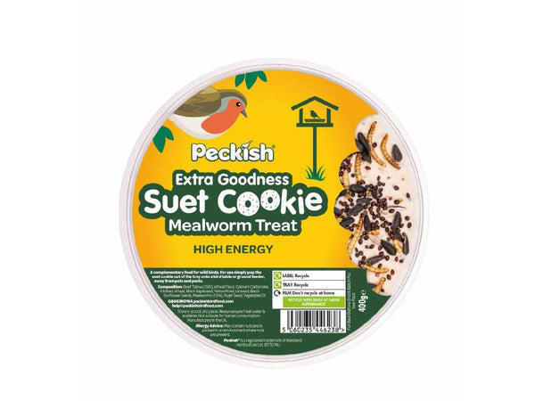 Peckish Extra Goodness Mealworm Suet Cookie