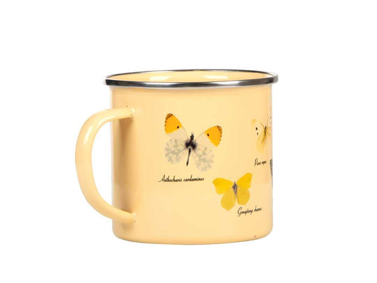 Fallen Fruits Butterfly Enamel Mug