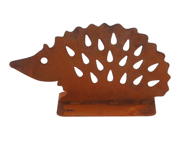 Fallen Fruits Garden Decor - Rust Hedgehog