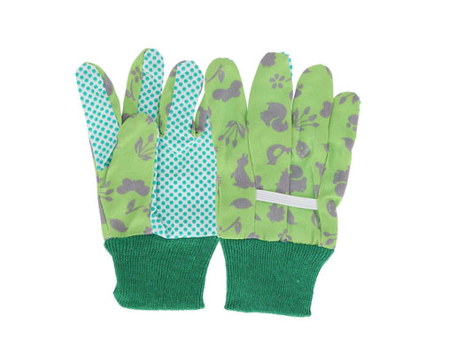 Fallen Fruits Kids Gardening Gloves - Green & Blue