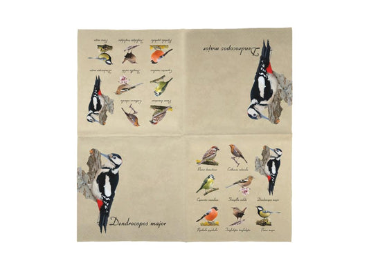 Fallen Fruits FSC Paper Napkins - Birds