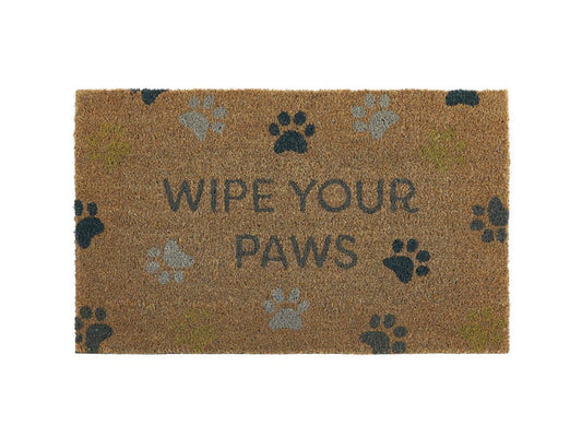 My Mat Coir Non-Slip Doormat - Wipe Your Paws Coir 45 x 75cm