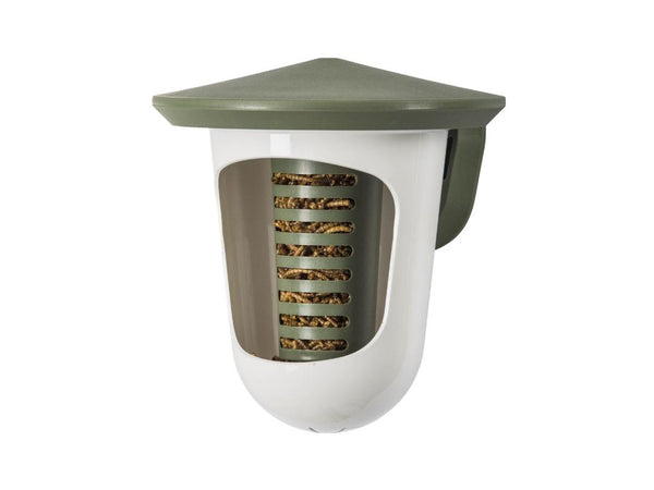 Singing Friend Multi-FeedR - Wild Bird Feeder for Mealworms, Suet, Sunflower Hearts