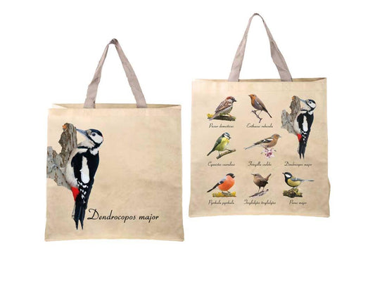 Fallen Fruits Bird Tote Shopping Bag