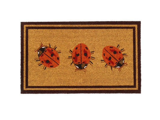 My Mat Coir Non-Slip Doormat - Ladybirds Coir 45 x 75cm