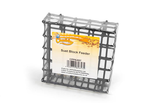 Chubby Metal Suet Block Feeder