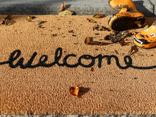 My Mat Coir Non-Slip Doormat - Welcome Coir 45 x 75cm