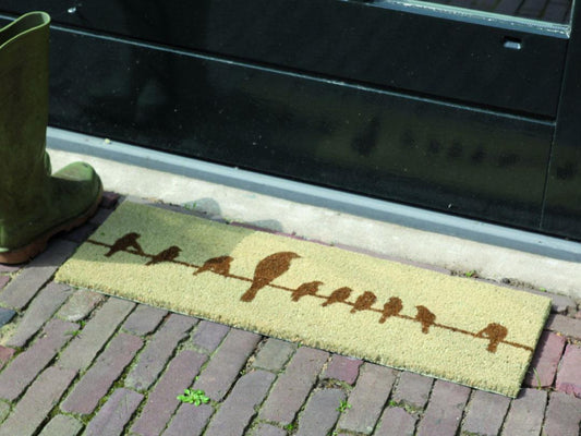 Fallen Fruits Coir Wire Bird Doormat