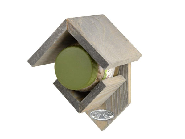 Fallen Fruits Rustic Wood Peanut Butter Feeder