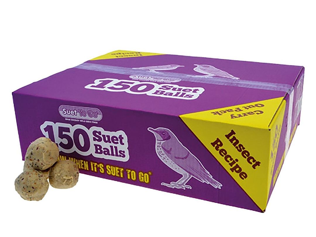 Suet To Go Insect Suet Balls 150 Pack Chubby Mealworms UK